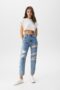 Ripped Mom Jeans - Contains Recycled Cotton