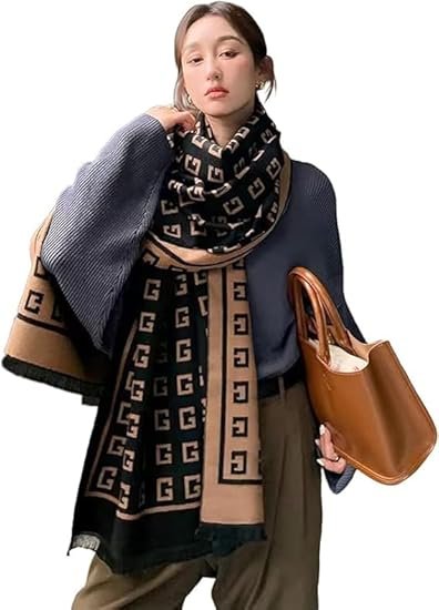 Womens Pashmina Shawls & Wraps Scarf, Cashmere Large Soft Fall Winter Scarves for Wedding Evening Dress