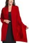 Olyrjie womens Shawl Classic red