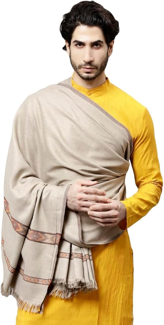 Men's Kullu Design Wool Blend Lohi/Shawl
