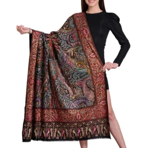 Taroob Heirloom Hand Embroidered Dazzle Shawl